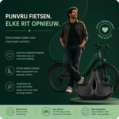 RideComfort™ Ergonomisch Fietszadel